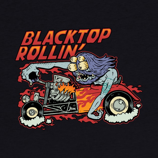 Blacktop Rollin' Monster Fink Gasser by MonstersandMartians